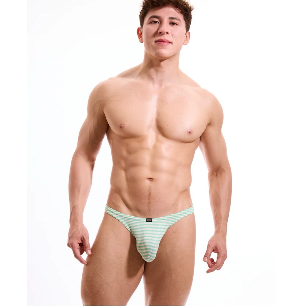 N2N BODYWEAR Pinstripe Thong Underwear